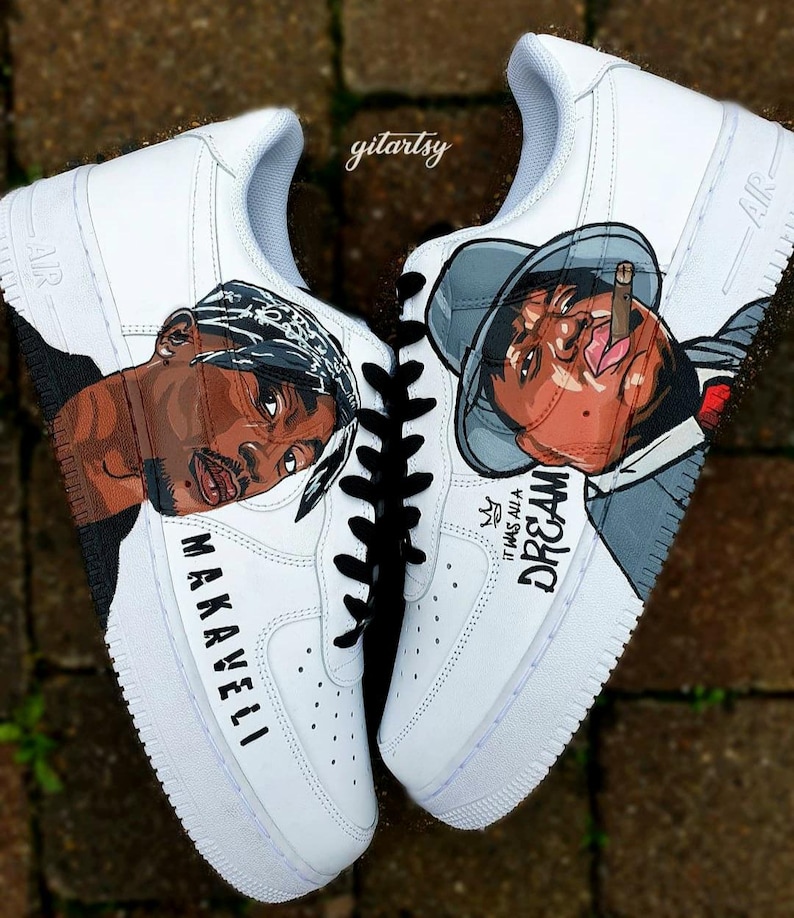 Custom Hand-painted Nike Air Force 1 Sneakers With Your Favourite ...