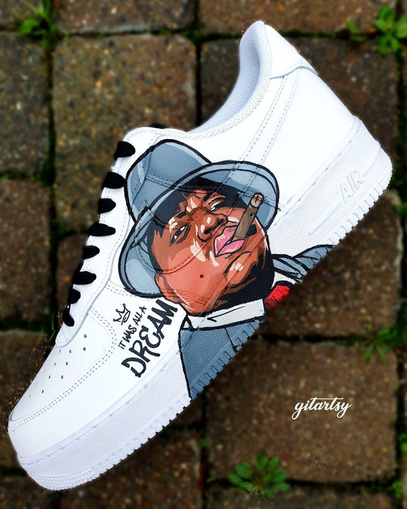 Custom Hand-painted Nike Air Force 1 Sneakers With Your Favourite ...