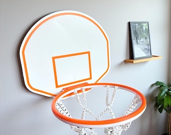 Mini Indoor Basketball Hoop: Wall-Mounted Home/Office Decor