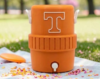 3D Printed College Igloo Cooler Koozie | 12oz Can Holder, Game Day Tailgate Accessory
