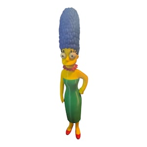 Marge Simpson Figur - 3D gedrucktes Ausstellungsmodell | Von den Simpsons inspiriertes Kunstwerk | KEIN SPIELZEUG