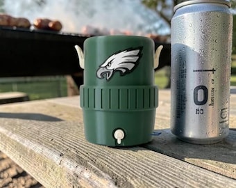 3D Printed NFL Team Igloo Cooler Koozie | Custom Football Fan Can Holder | Sideline Cooler Gift | All 32 Teams Available