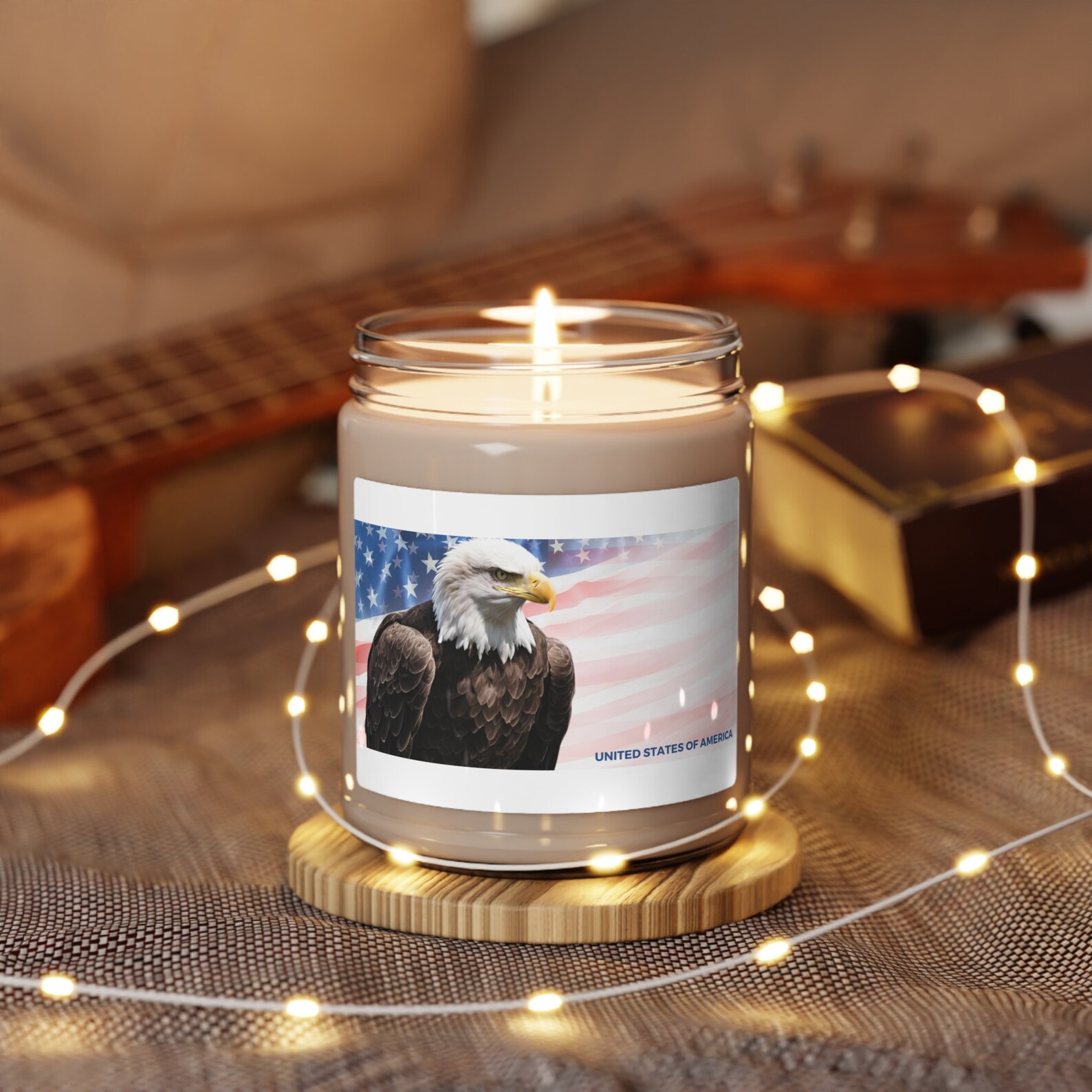 Freedom Design Scented Soy Candle, 9oz, Candle, Gift Candle, Soy Wax Etsy