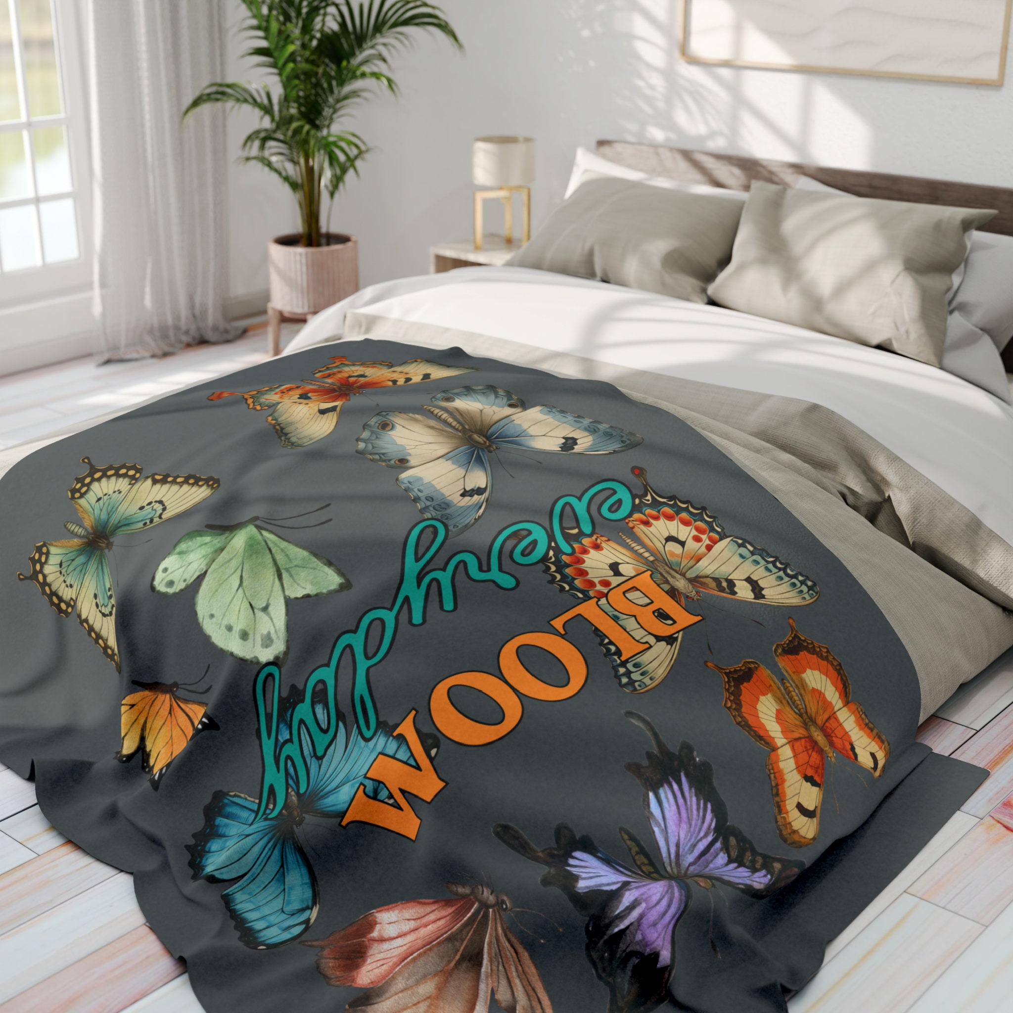 Arctic Fleece Blanket, Blanket, Fleece Blanket, Deluxe Throw, Serenity