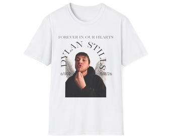 Camiseta em memória de Dylan Stills