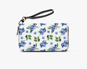 Blueberry Muffins Wristlet Wallet