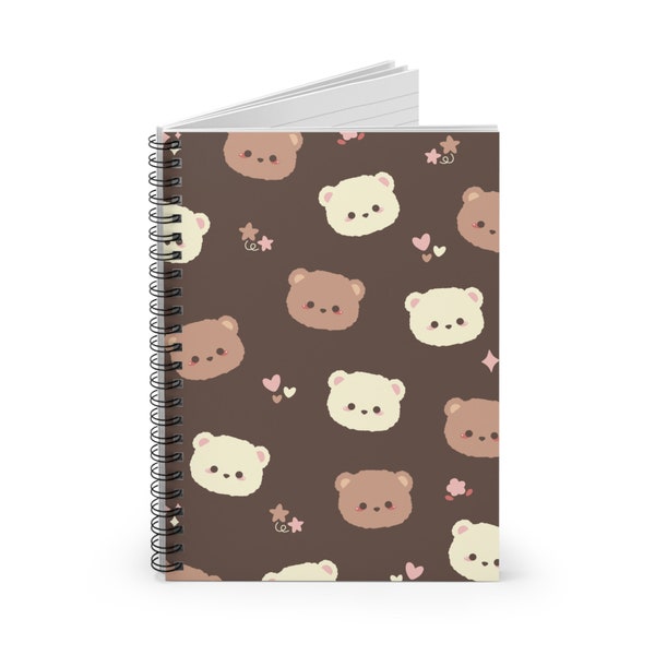 Bear Cuddles Spiral Notebook
