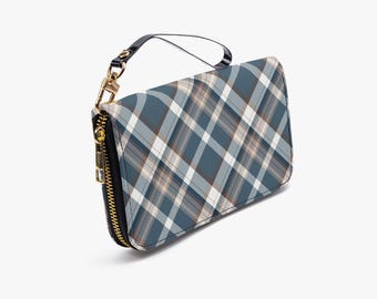 Tartan Breeze Wallet Wristlet