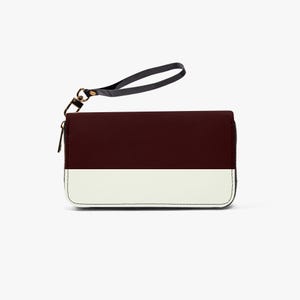 Carteira de pulso Maroon Luxe