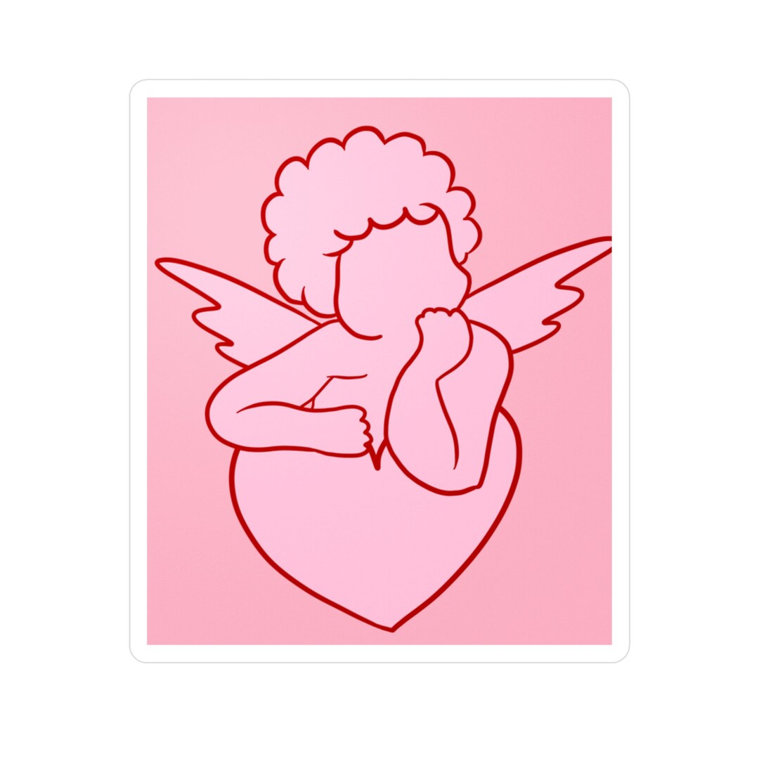 Cupid Kiss-cut Vinyl Decals for Valentines Day - Etsy
