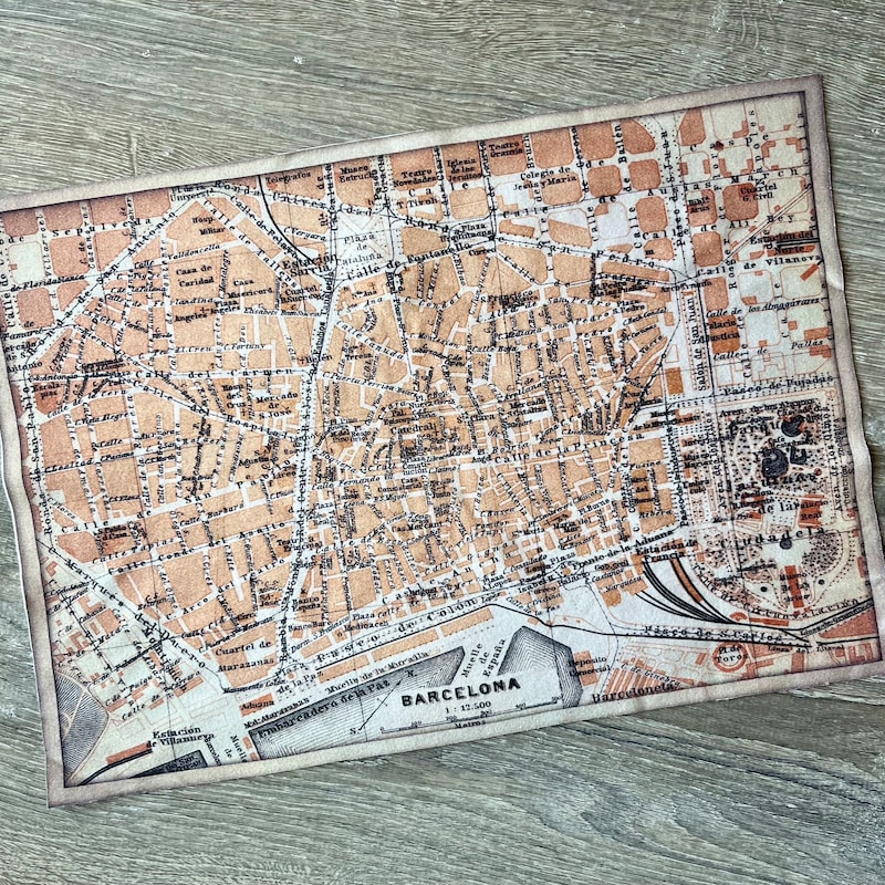 Barcelona Fabric - Etsy