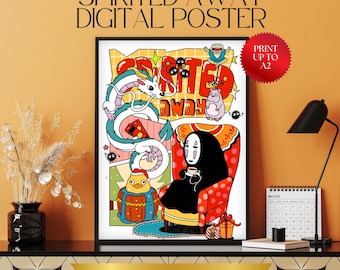 Spirited Away Digital Poster