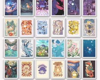 50 Pokemon-Poster