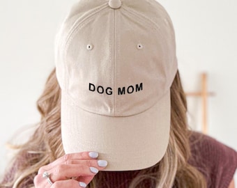 Dog Mom Embroidered Dad Hat Gift for New Dog Mom Puppy Announcement Baseball Hat Dog Lover's Gift Mother's Day Gift For Mom's Birthday