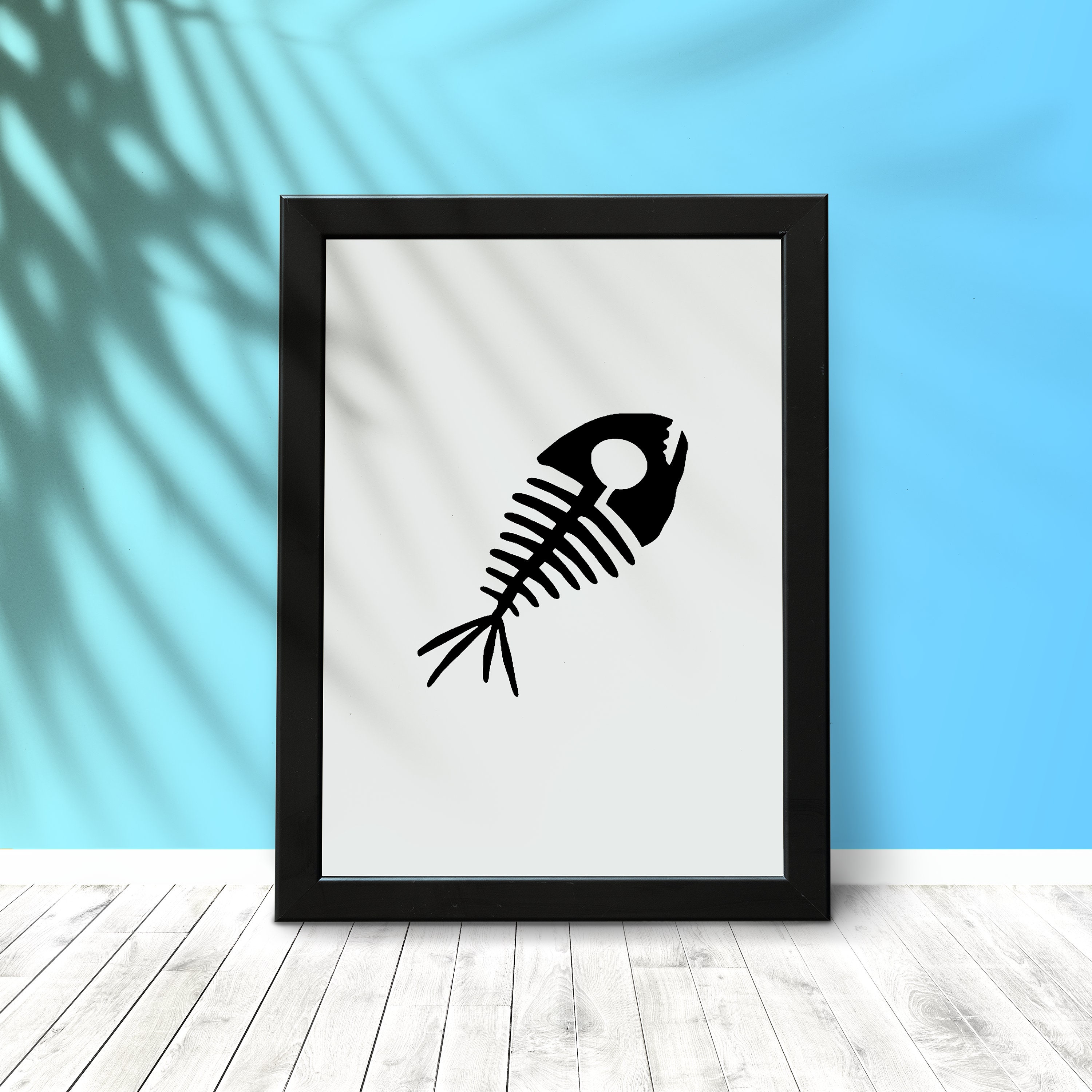 Fishbone Dxf Fishbone Tattoo Design Instant Download Svg, Eps, Dxf, Png, Pdf, Jpg ...