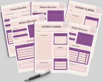 Student Digital Planner Goodnotes, Academic Planner, Digital Planner, College Planner | Daily Planner IPad, Digital Student Planner,