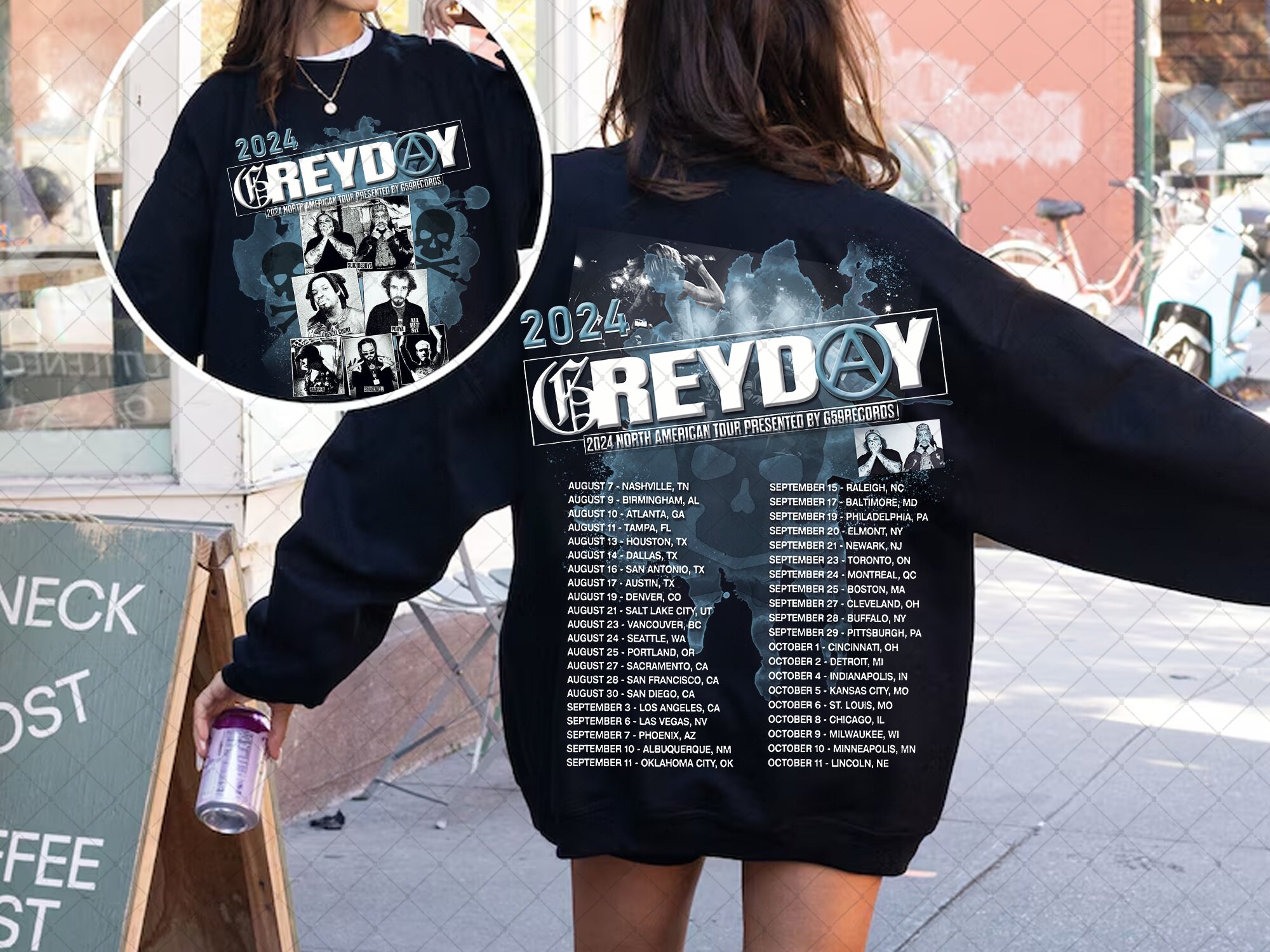 SUICIDEBOYS Grey Day 2024 Tour Shirt, Suicideboys Band Fan Shirt