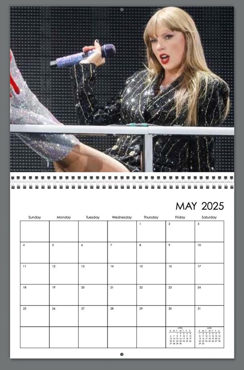 Taylor Swift Calendar Etsy