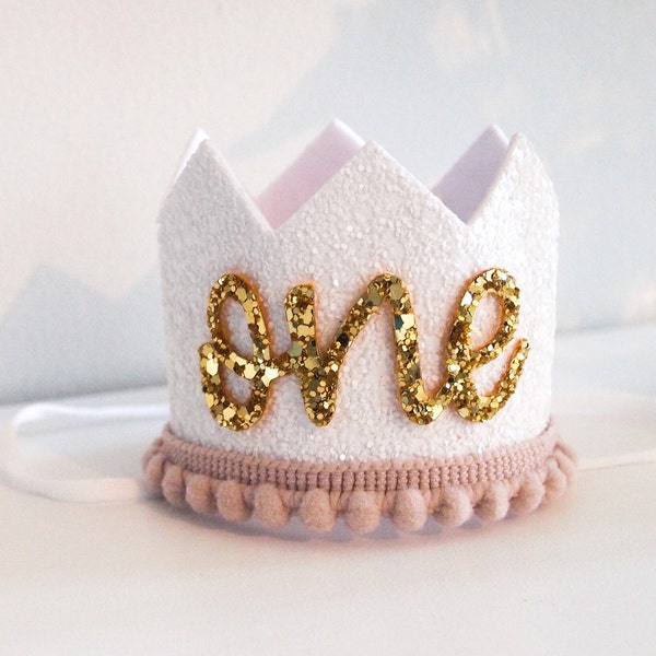 First Birthday Crown,  1st Birthday Hat,  Cake Smash Crown, Birthday Crown. 1st Birthday Crown, Photo Shoot, Photo Prop