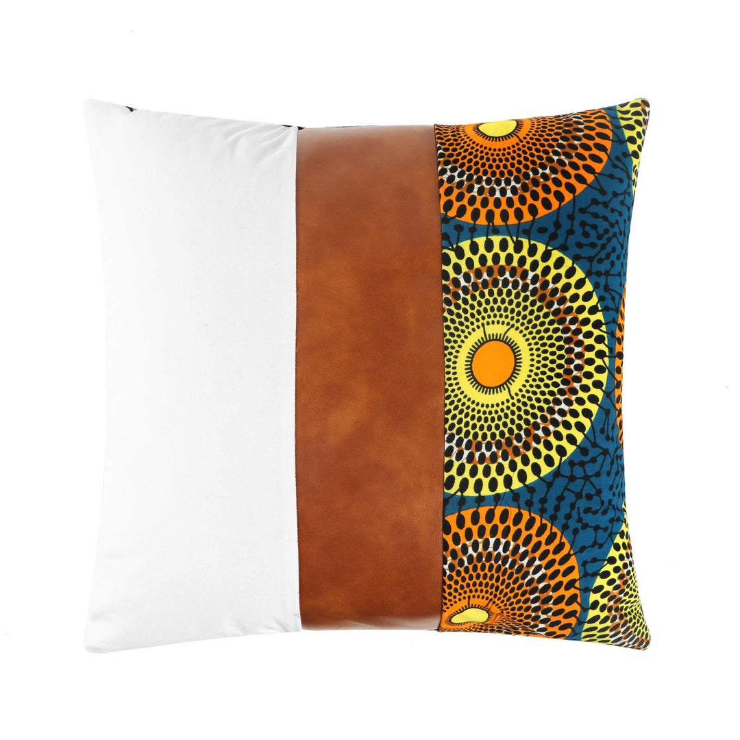 Afro Dynamic Throw Pillow Covers Ankara African Tribal Cushion Covers