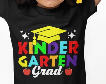 Kindergarten Graduation Shirts, Kindergarten Shirt, Grad Shirts, Graduation Apparel, Kindergarten, Graduation Gifts, Graduation Tees