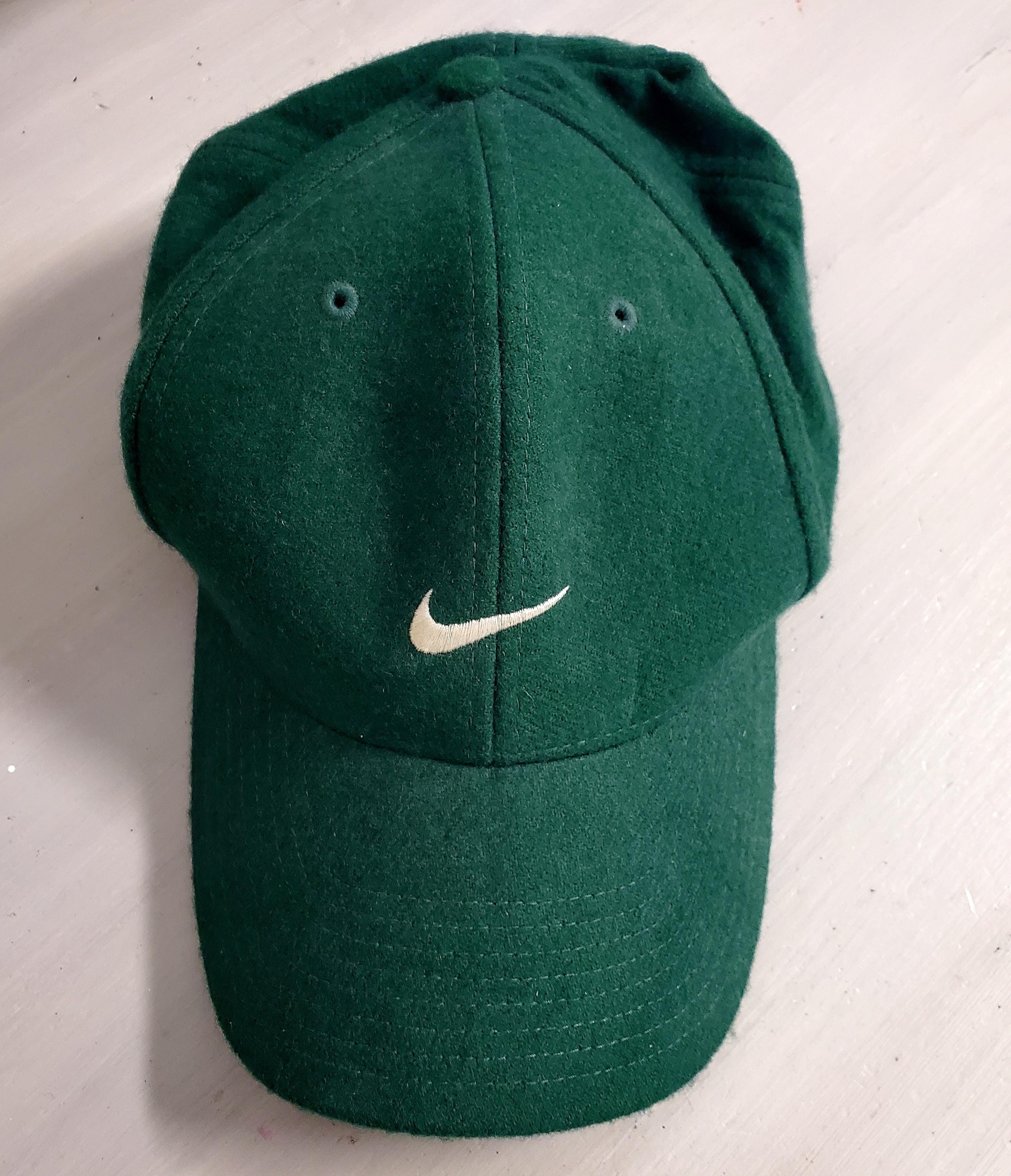 Green Vintage Nike Hat - Etsy
