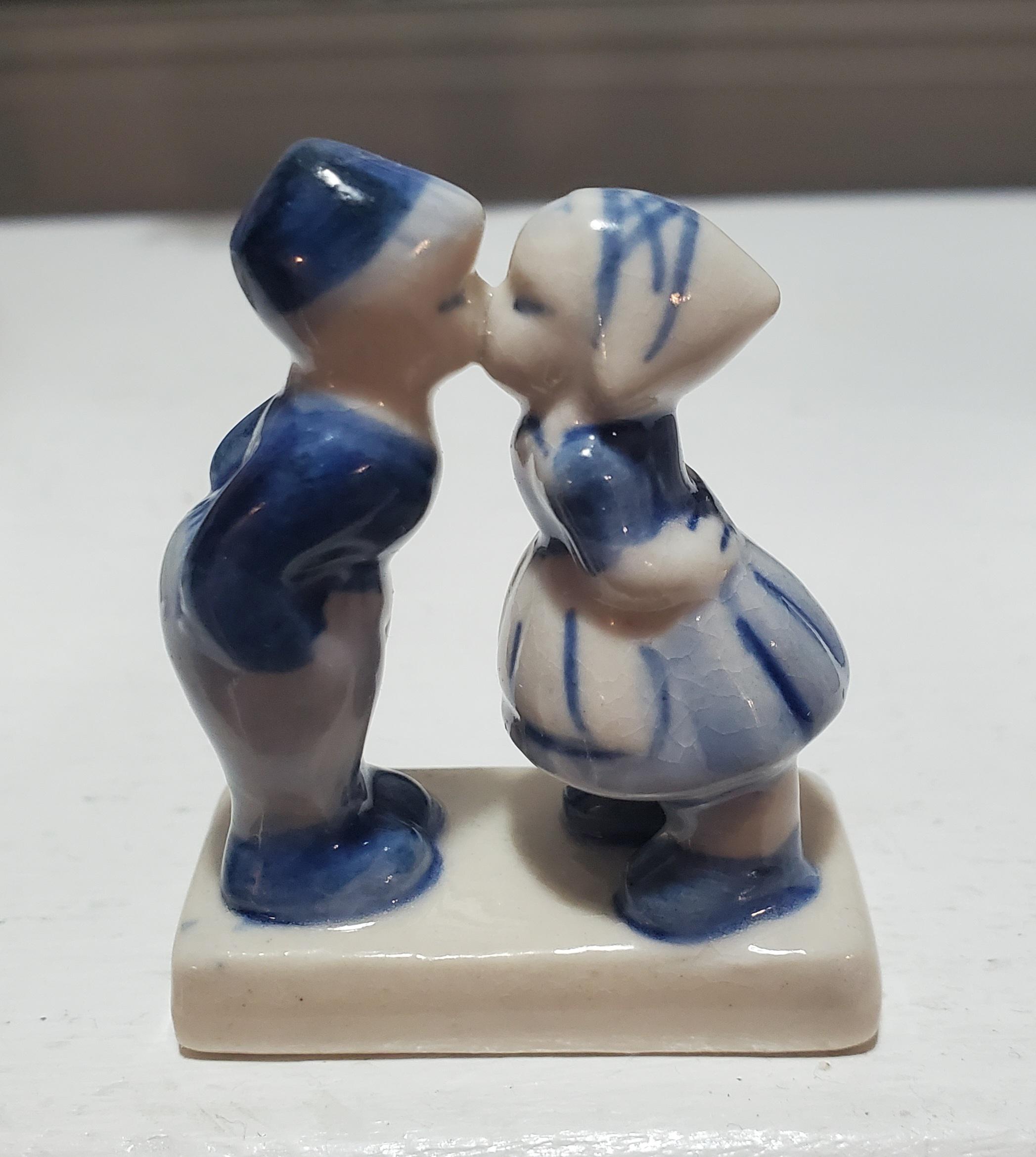 Vintage Ceramic Dutch Kissing Boy and Girl - Etsy