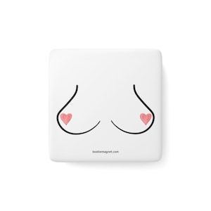 Heart Boobies Magnet
