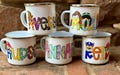 Personalized Kids Character Themed Camp Mug, Custom Characters Theme Gifts for Kids with Name, School Gift Camping Cup for Boys and Girls