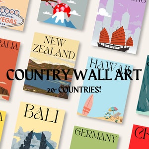 simple and modern country wall art