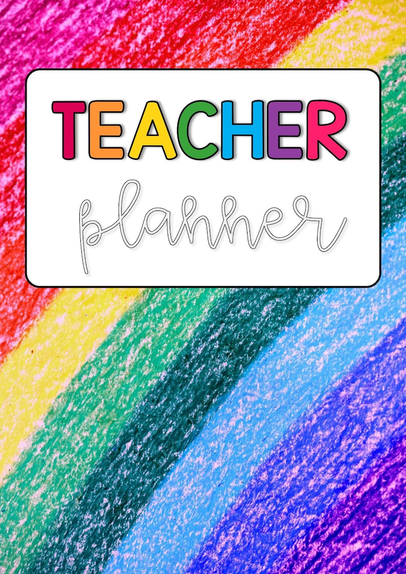 Editable Binder Labels and Spine Labels | Rainbow Brights Themed Decor ...