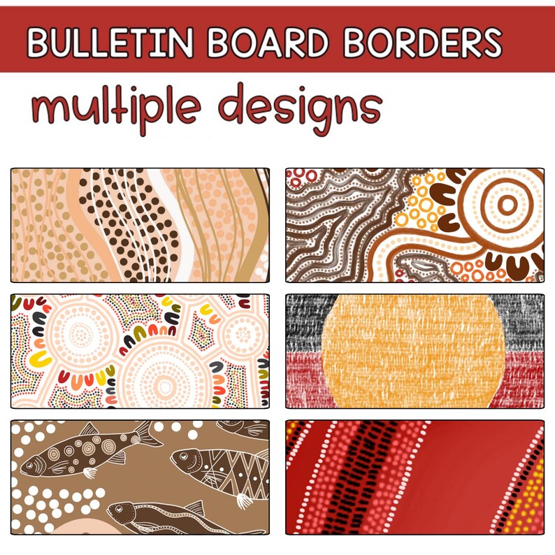 Editable Bulletin Board Class Birthday Display | Aboriginal Artwork ...
