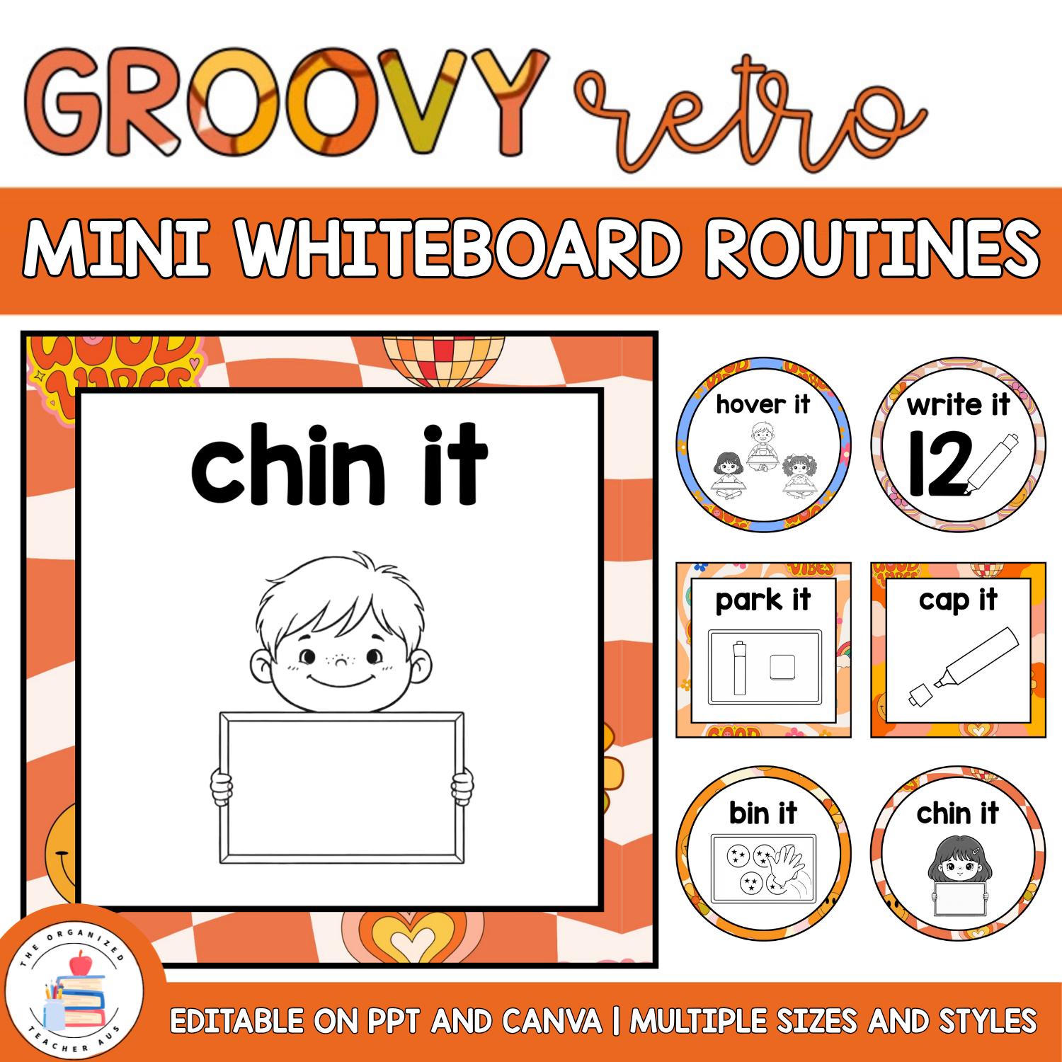 Editable Mini Whiteboard Expectation Posters | Whiteboard Routines ...