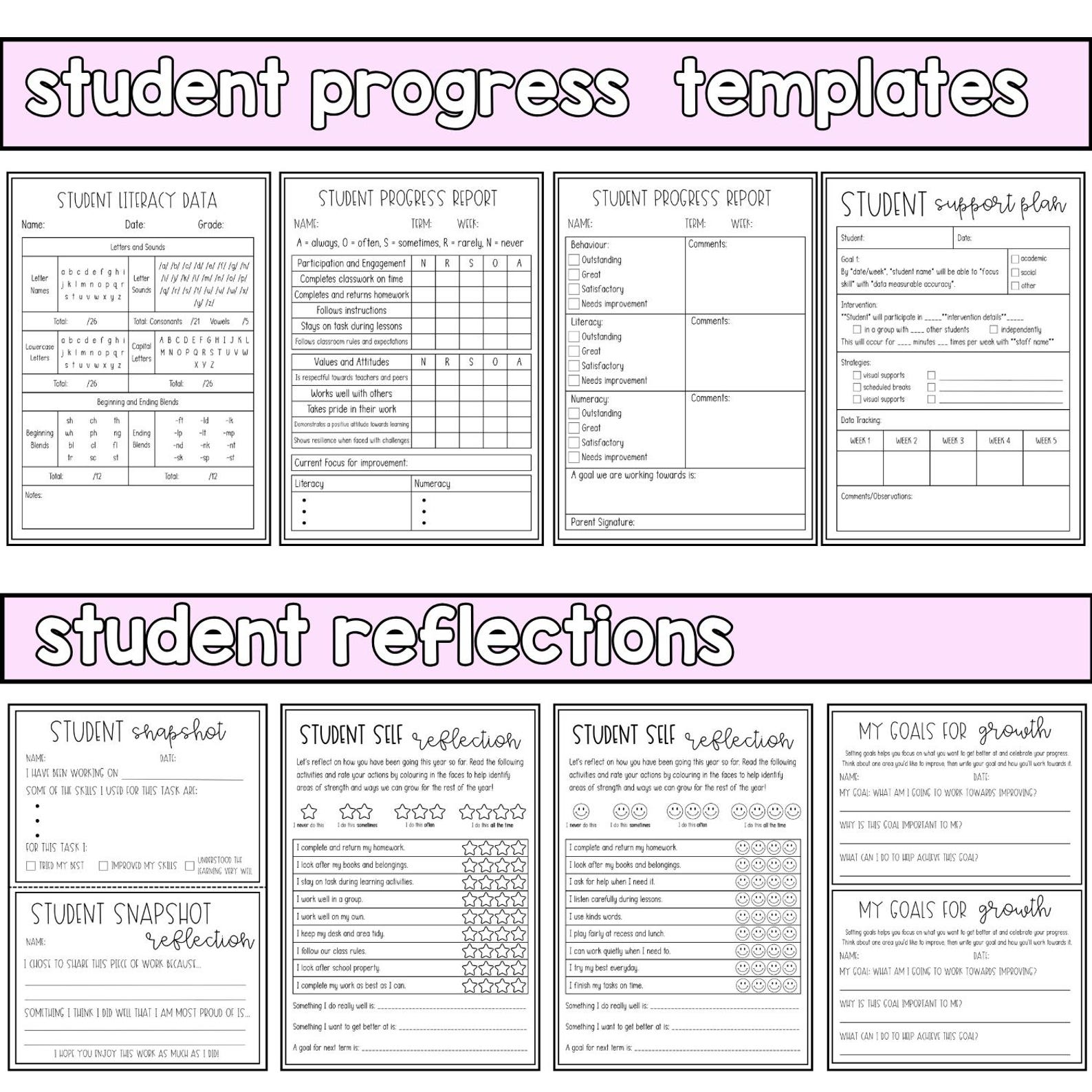 Editable Parent-teacher Conference Toolkit | Printable Forms, Templates ...