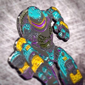 Metalhead 2,0 - 3” Jumbo Emalj Pin bild 8