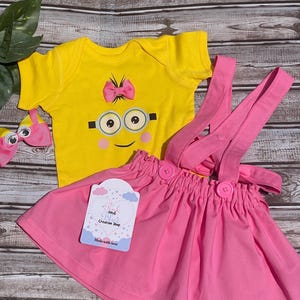 pink minion dress Labor Day Sale Pink Minion Tutu Dress. Minion by LisasTutus