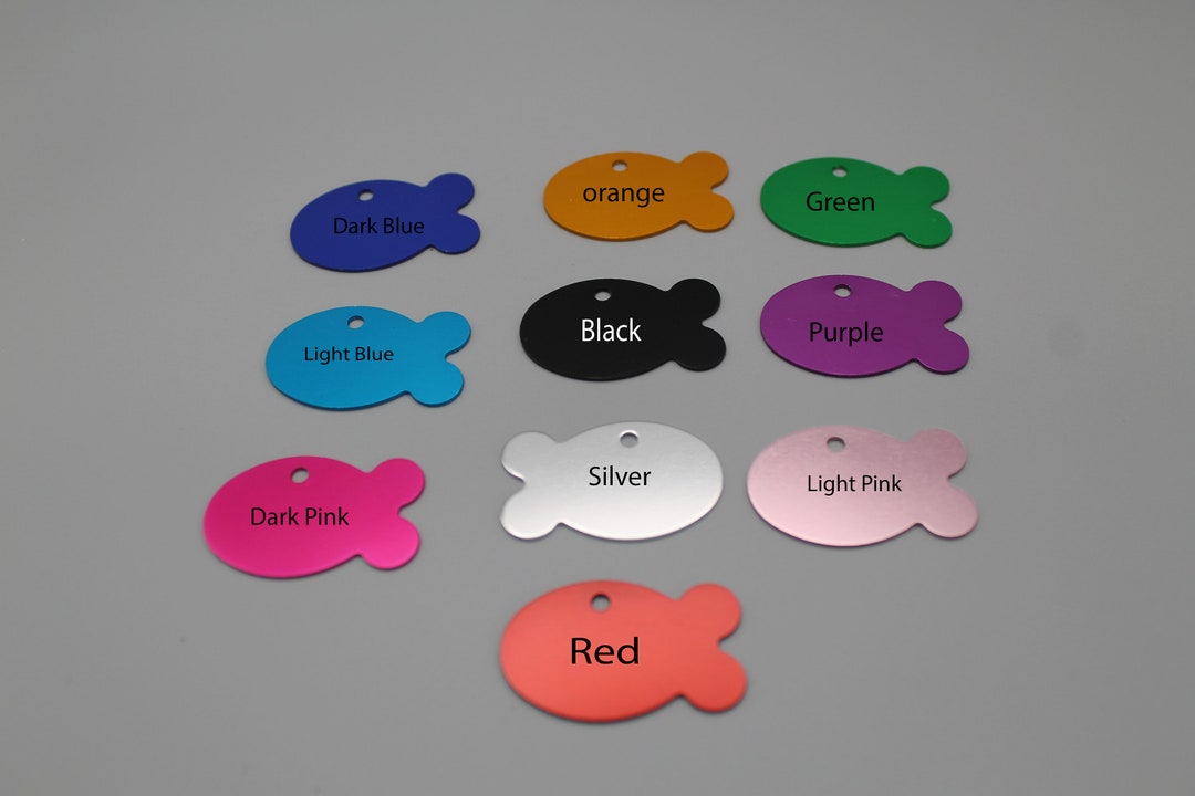 Personalized Pet Tags- Fish - Etsy