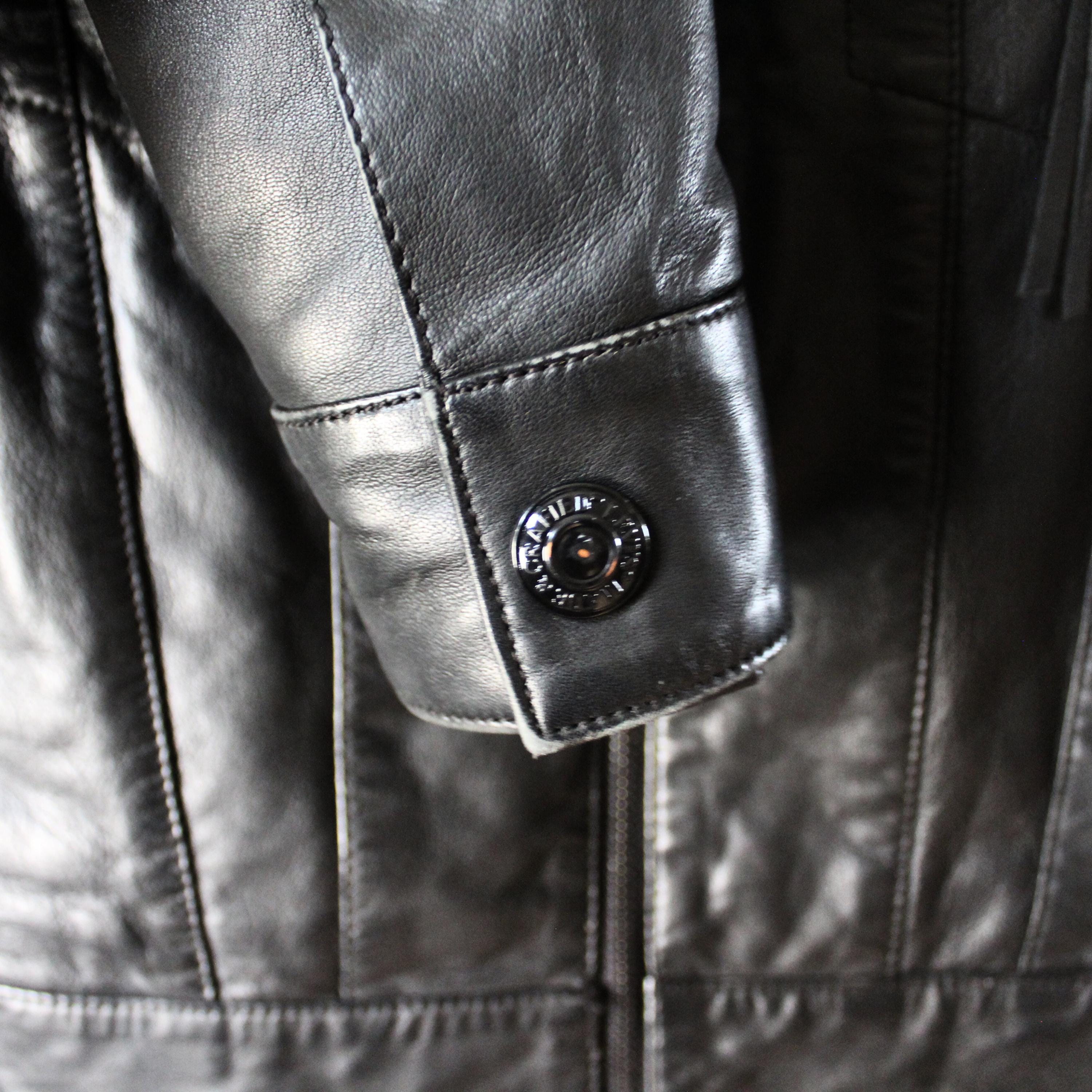 Levi's Made & Crafted Black Leather Trucker Jacket – XS - Etsy
