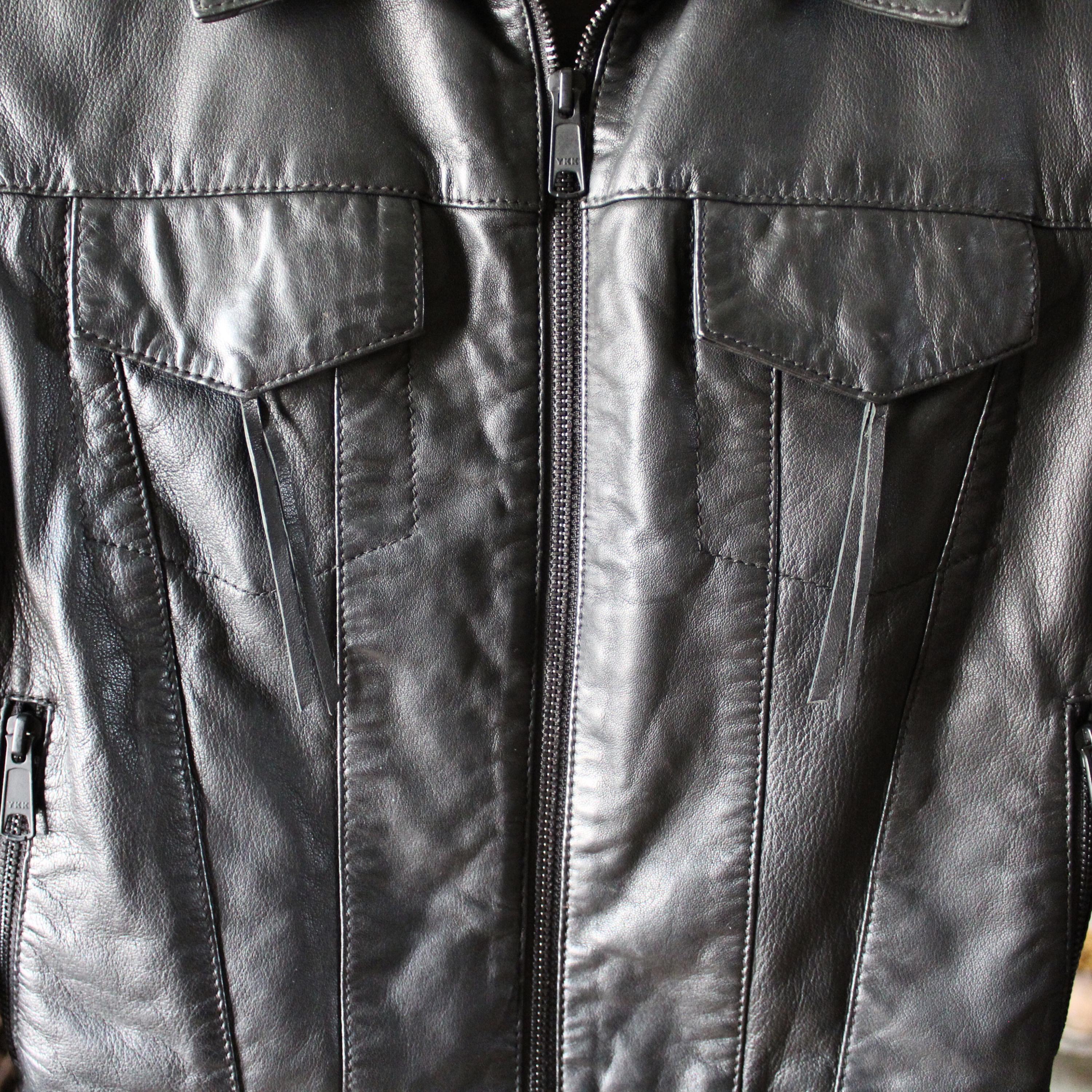 Levi's Made & Crafted Black Leather Trucker Jacket – XS - Etsy