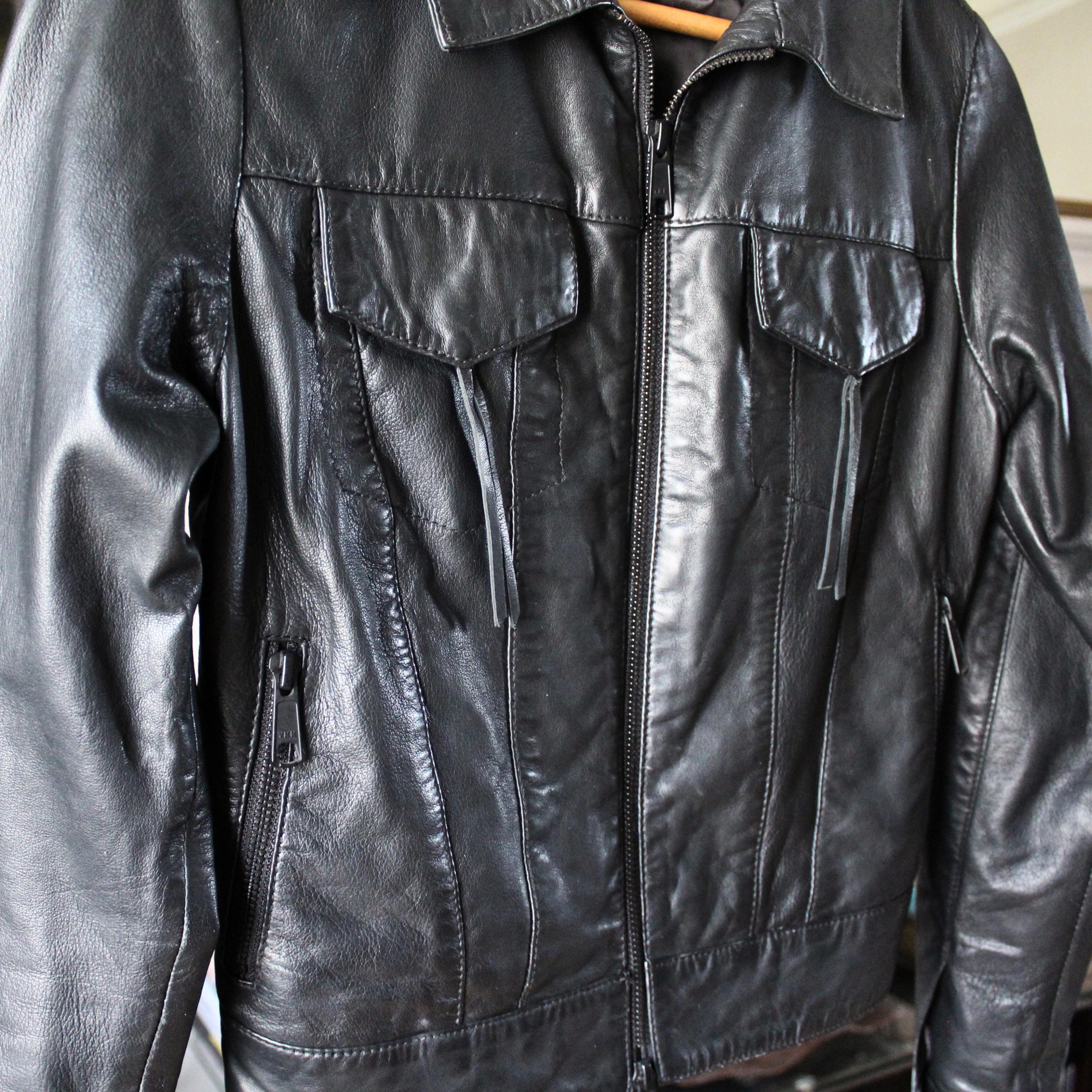 Levi’s LIMITED LEATHER TRUCKER JACKET Levi's Japan Limited Leather Trucker Jacket Black Men's Size S