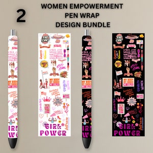 Pen Wrap Design, Pen Wrap Sublimation, Pen Wrap Template, Pen Wrap Png, Epoxy Pen Wraps, Women Empowerment Pen Wraps, Sublimation Designs