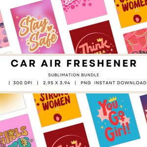Car Air Freshner, Sublimation Car Air Freshener Png, Air Freshener Png Bundle, Custom Air Freshener Sublimation Designs Png, Car Accessories