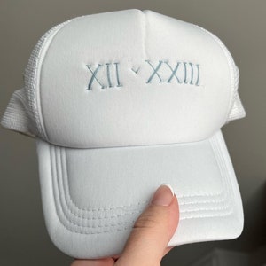 Hand embroidered trucker hat image 10