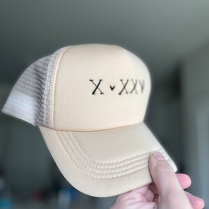 Hand embroidered trucker hat image 3