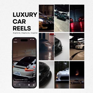 2000+ Luxus-Autovideos Auto Männer Rollen dunkelästhetische Autorollen Autorollen Video PLR MRR Luxus-Autovideorollen Premium-Autorollen Videopaket