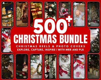 Christmas Reels & Photo Covers Bundle: 500+ Social Media Templates (Digital Download)