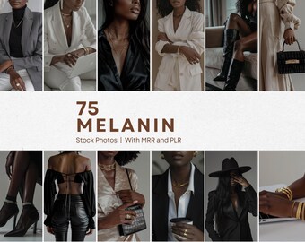 75 melanin stock photos melanin faceless aesthetic stock images PLR MRR melanin faceless stock photos aesthetic melanin stock photos