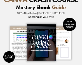 Guía del libro electrónico del curso intensivo de Canva: Derechos de reventa (MRR y PLR)