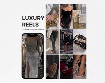 2000+ Luxury Reels Social Media Content MRR & PLR Luxury Lifestyle Reels Video Bundle Luxury Rich Lifestyle Videos