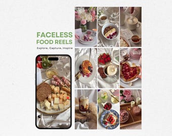 950 Faceless Food Reels Social Media Video Bundle Cooking Nutrition Smoothies Instagram Reels  Gut Health Reel Videos Food Instagram Reels